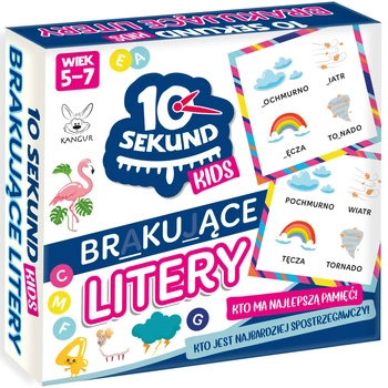 Gra 10 sekund Kids Brakujące Litery