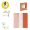 Lassig Muślinowy otulacz-kocyk 85x85cm Zestaw 3 szt. powder pink/milky/rust