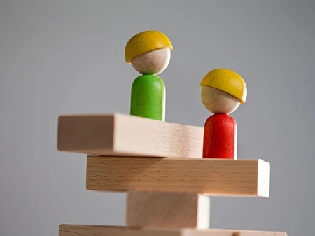 Drewniana gra zręcznościowa Szalony pałac 5l+ MILANIWOOD