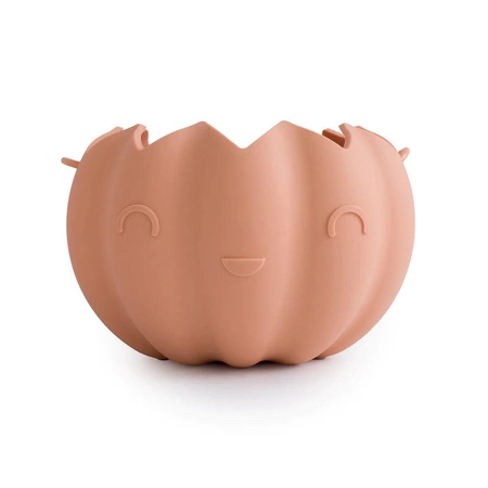 Silikonowe wiaderko Dynia We Might Be Tiny - Dark Peach