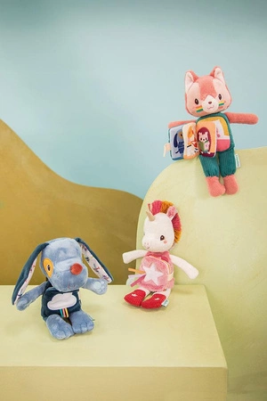 Lilliputiens Przytulanka z książeczką Kotka Jeanne 6 m+