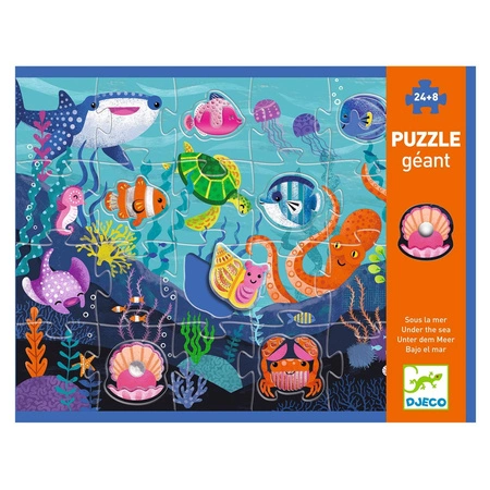 Puzzle gigant PODWODNY ŚWIAT 32 elem. DJ07166