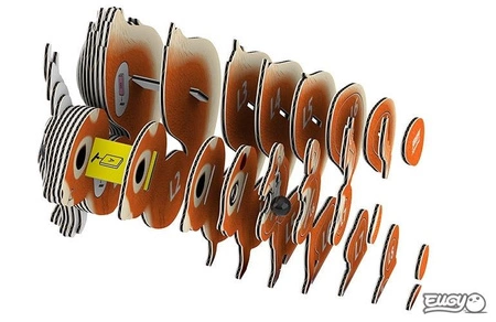 Eugy Układanka Eko 3D Wiewiórka