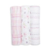 Lulujo Kocyk Muślinowy Pink Floral 3 szt