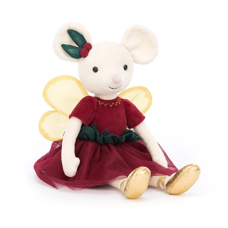 JellyCat Sugar Plum Mysz w sukience 34x12cm