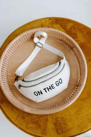 Childhome Nerka Banana Bag Teddy Bear White (Limited Edtion)