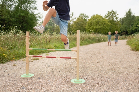 BS Toys, Drewniana gra sportowa Skok przez płotki