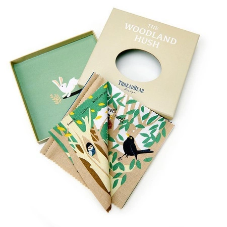 Miękka książeczka - THE WOODLAND HUSH, ThreadBear Design