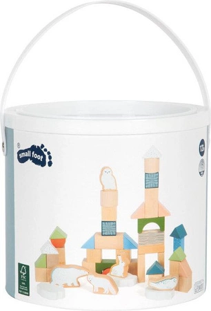 Zestaw klocków drewnianych Arktyka 12443 Small Foot