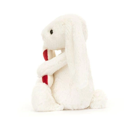 JellyCat - Wesoły Króliczek z Cukierkową Laską 18 cm