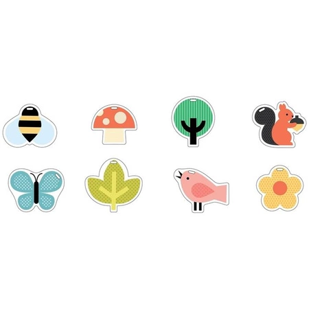 Petit Collage Karty Obrazkowe na Sznureczku Przyroda