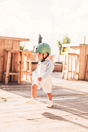 SCOOTANDRIDE Kask z odblaskami XXS-S dla dzieci 1-5 lat Forest Owl