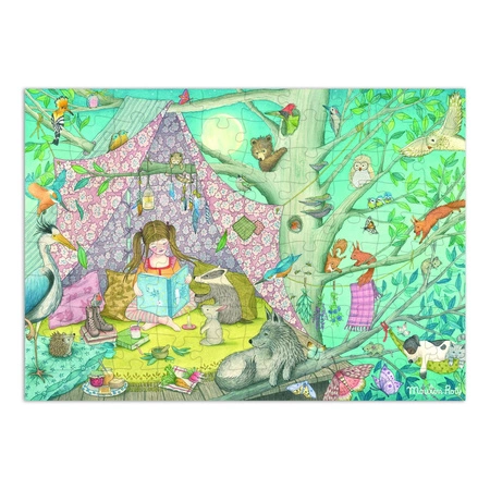 Puzzle 100 elementów DOMEK NA DRZEWIE 710440