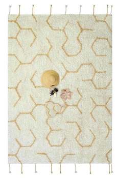 Dywan bawełniany do zabawy Pollination, Planet Bee, Lorena Canals