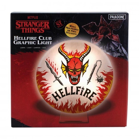 Lampka Stranger Things klub Hellfire - Logo