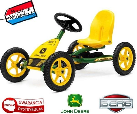 BERG Gokart na Pedały Buddy John Deere 3-8 lat do 50 kg