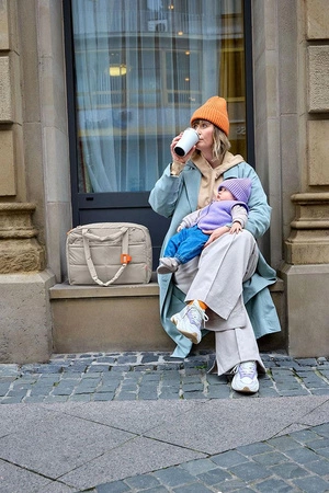 Lassig Green Label Torba dla mam z akcesoriami Everyday beige