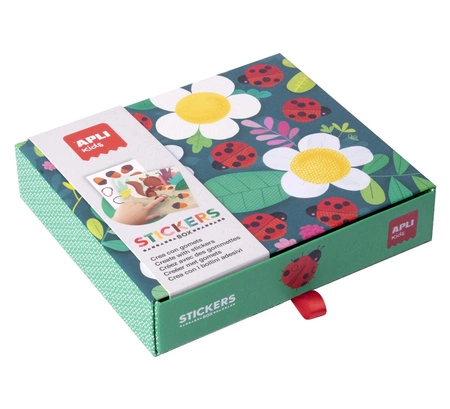 Zestaw z naklejkami Apli Kids - Biedronka