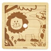 VIGA Poręczne Drewniane Puzzle Lew 9 elementów