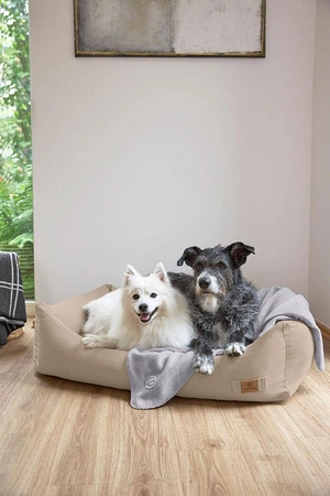 PALOPA Legowisko dla psa bawełniane Fred humus XS