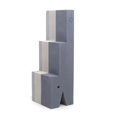 Zabawka z pianki wspomagająca motorykę Krokodyl L bObles Cloudy blue