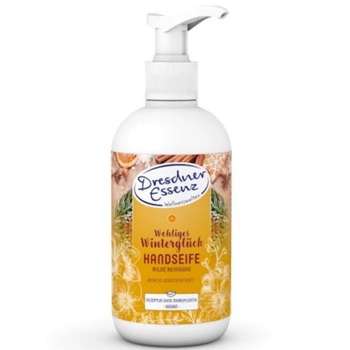 ZIMOWE SZCZĘŚCIE - PACHNACY ŚWIĘTAMI MYDŁO DO MYCIA RĄK 300ML - DRESDNER ESSENZ