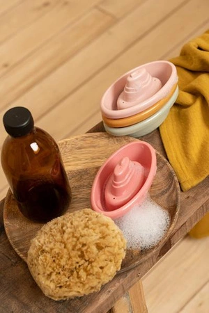 Little Dutch Zestaw 4 łódeczek do zabawy Pink 2007437