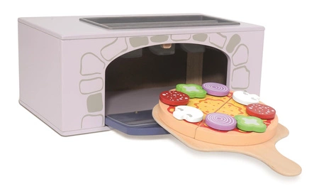 Drewniany piec do pizzy +dodatki kuchnia ECOTOYS