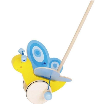 GOKI Drewniany motylek do pchania