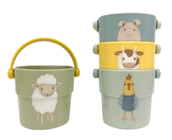 Little Dutch Kubeczki kąpielowe Little Farm 2011244