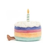 JellyCat - Urodzinowy Torcik Tęczowy 18 cm