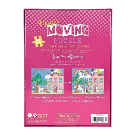 Zaczarowany Świat magiczne puzzle 50 elementów