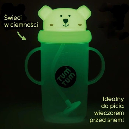 Tum Tum Bidon ze Słomką dla Dzieci Miś Polarny Pete 300 ml