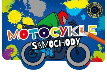 Motocykle i samochody kolorowanka