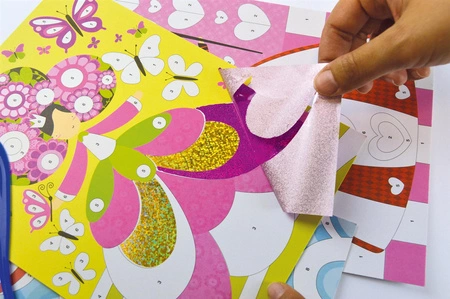 Zestaw artystyczny kalkomanii z folią Apli Kids - Księżniczki