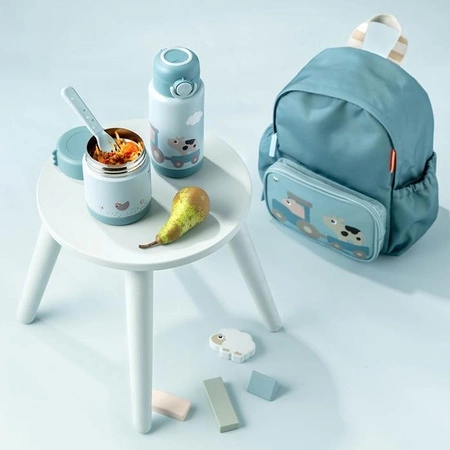 Done by Deer Termos Obiadowy dla Dziecka 300ml Tiny Farm Blue