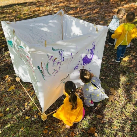 Drewniane klocki konstrukcyjne Trigonos Cubic - 20 el.