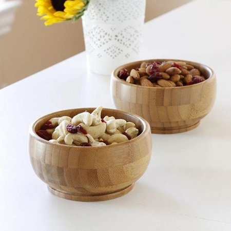 Avanchy Baby Bambusowa Miseczka z Przyssawką i Łyżeczką 4m Orange