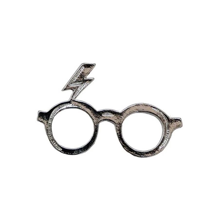 Przypinka Harry Potter - okulary z błyskawicą