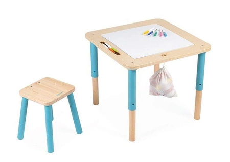 Drewniany progresywny stolik aktywizujący 18 m+, Janod