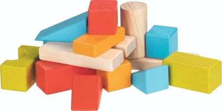 Walizka z drewnianymi klockami 58446- Goki