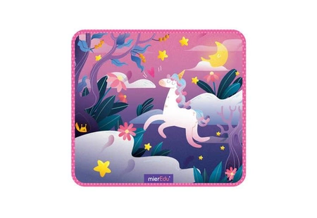 mierEdu Tablica magnetyczna - Znikopis - Jednorożce ME223