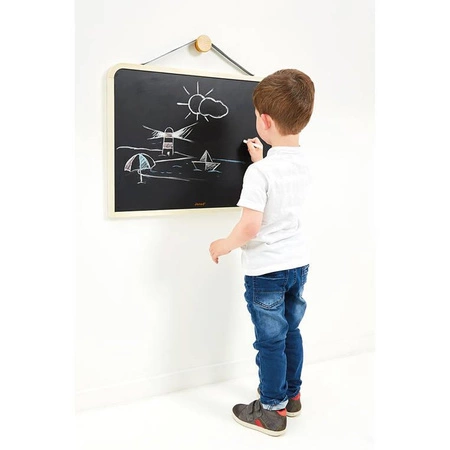 Dwustronna tablica ścienna z akcesoriami 3+, Janod