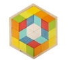 Drewniane Kolorowe Puzzle 3D Classic World