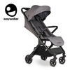 Easywalker Jackey Kompaktowy, samoskładający się wózek spacerowy z torbą transportową Marble Grey