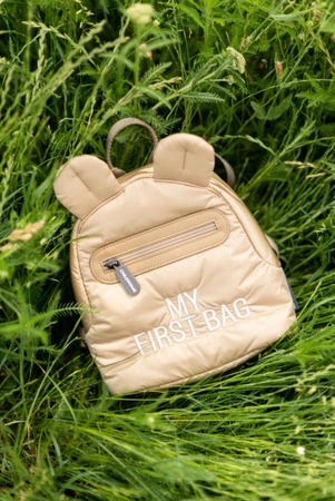 Childhome Plecak dziecięcy My first bag Pikowany Beżowy