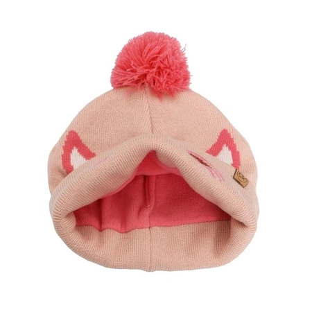 FlapJack Czapka dla Dziecka z Pomponem Jelonek M/L