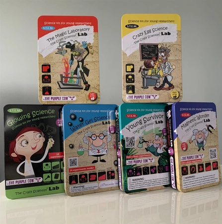 Zestaw do robienia eksperymentów The Purple Cow - Szalone Jajko