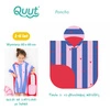 QUUT Dwustronne poncho kąpielowe dla dzieci Cherry Red