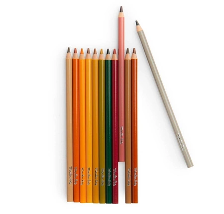 Zestaw 12 kredek ZWIERZĘTA z kartami 712613